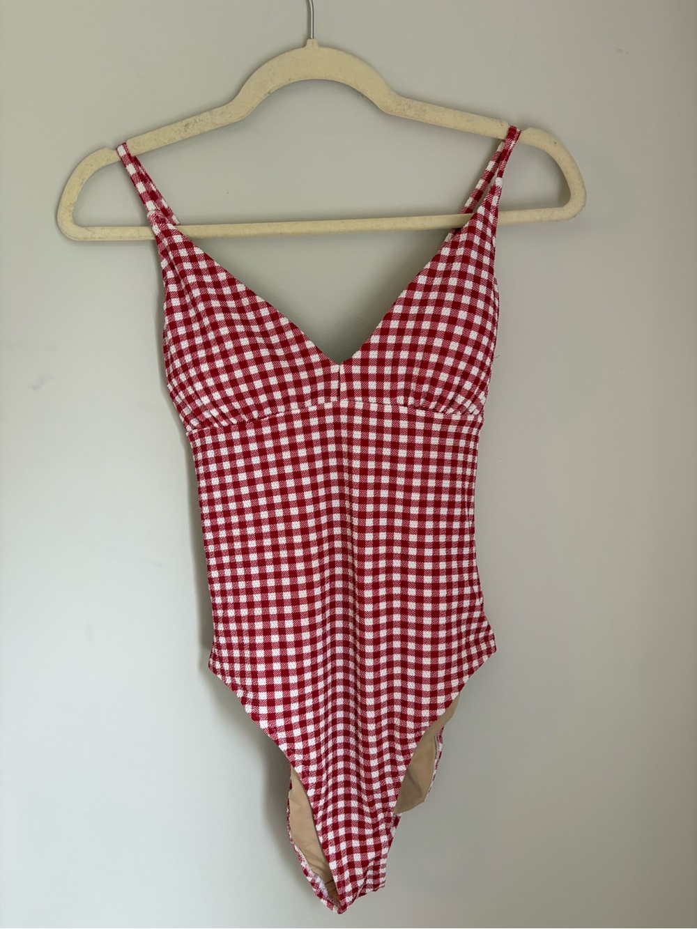 Old Navy Red & White Gingham Women’s One-Piece